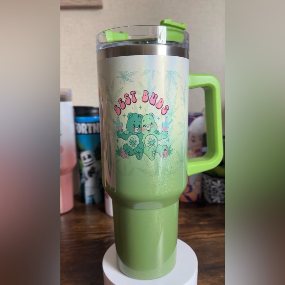 Best Buds Green Travel Mug